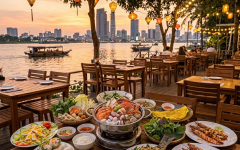 Ẩm Thực Bến Sông – Không gian thưởng thức món ngon bên dòng sông