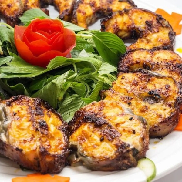 Cá chình nướng muối ớt